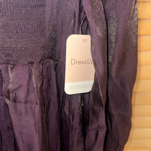 Shimmery Plum Maxi Dress (Never Worn) - Picture 4 of 4